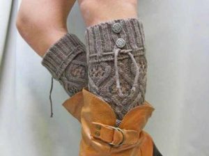 Sweater leg warmers