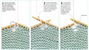 วิธีการเพิ่มรอยเย็บใน Garter Stitch