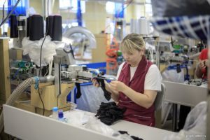 technologie de production de chaussettes