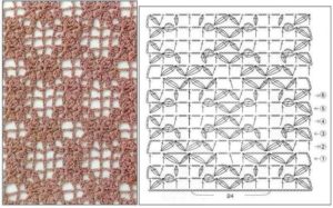 Crochet pattern Diamonds