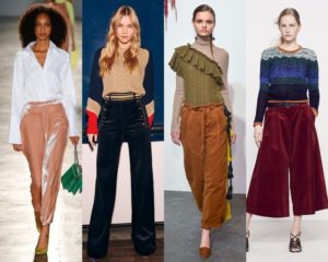 looks brillantes con pantalones de terciopelo