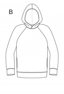 Sweat-shirt à capuche pour hommes