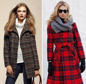 Plaid coat