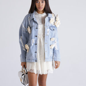 Abito oversize e denim