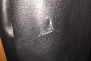 Damage to a leather jacket