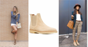 accessoires pour bottes beiges