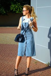 denim sundress