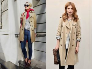 trenchcoat med vest