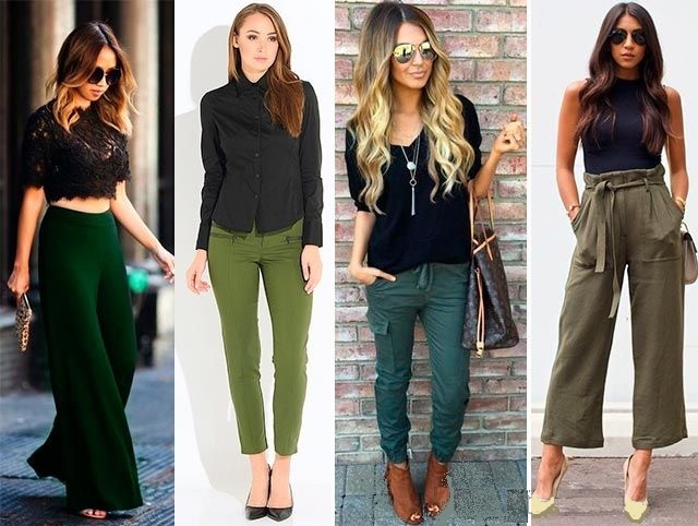 Que porter avec un pantalon vert