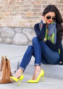 Pumps med jeans