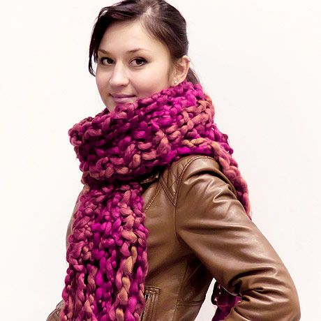 Niniting scarf