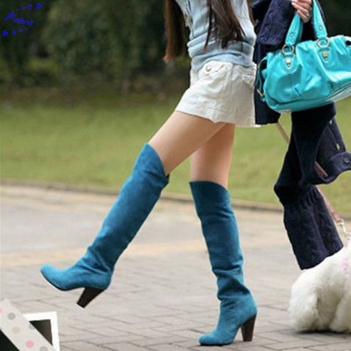 Blue boots