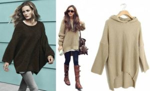 Các mẫu áo len oversized có nhiều màu sắc khác nhau