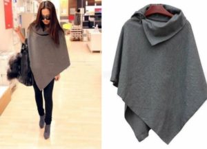 Tissu poncho