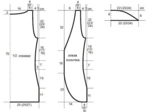 Mahabang pattern ng vest