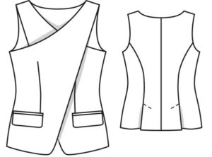 Diagram ng vest ng kababaihan