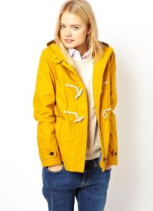 Gelbe Jacke