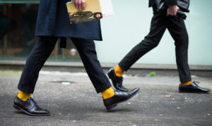 Chaussettes jaunes