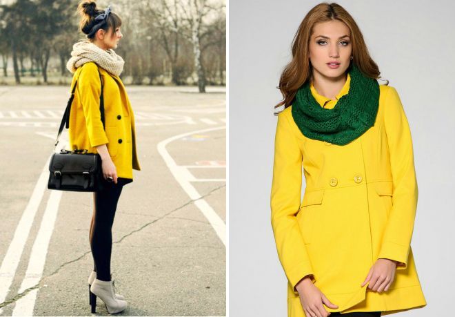 Manteau jaune