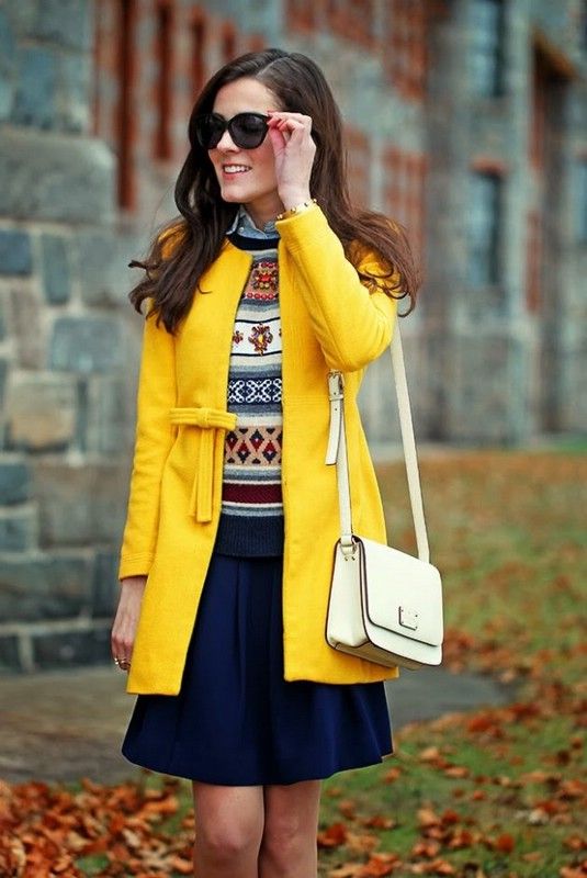 Yellow coat