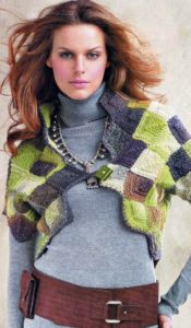 Gilet patchwork