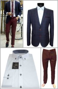 look élégant avec un pantalon bordeaux