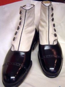 black and white nariman boots