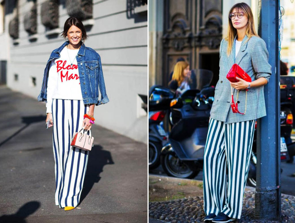 Kreieren Sie stilvolle und auffällige Looks mit gestreiften Hosen 1