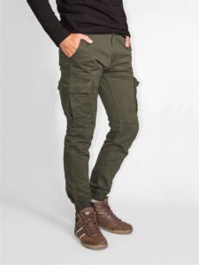 pantaloni da jogging color kaki