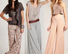 what to wear with palazzo pants