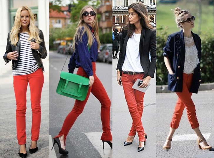 Que porter avec un pantalon rouge 4