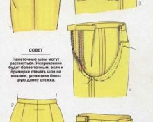 defects in the fit of trousers