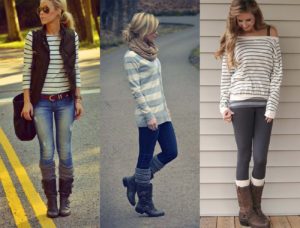 Leg warmers with tights and leggings