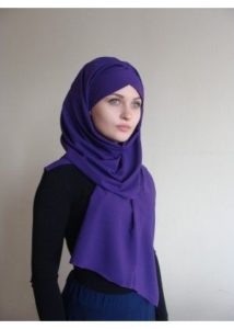 purple hijab