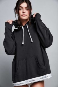  áo hoodie oversized màu xám