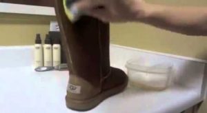 cleaning ugg boots inside