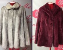 dyeing a white fur coat red