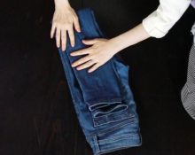 how to fold pants