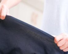 how to remove shine from trousers