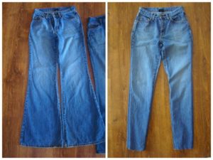 Schmal zulaufende Jeans