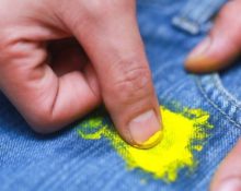 comment enlever la peinture d'un pantalon