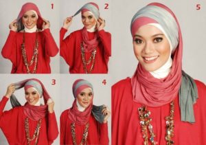 selendang muslimah pelbagai lapisan