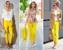 girls in yellow pants