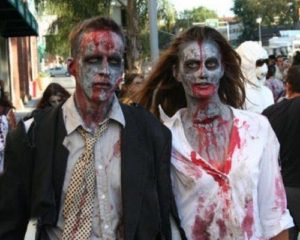 Costume da zombie fai da te per Halloween