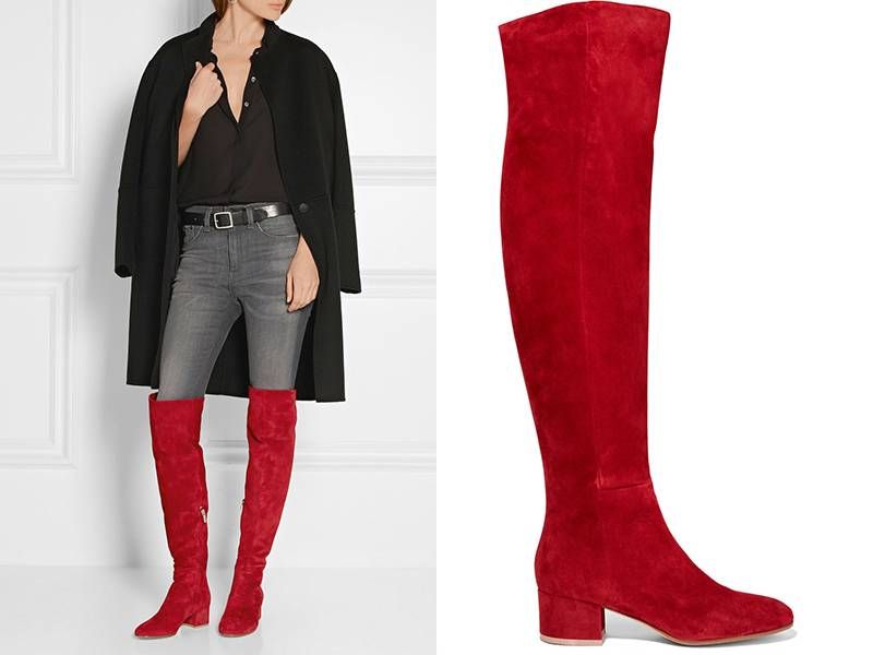 botas rojas