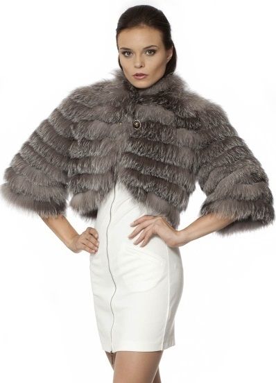 winter fur bolero