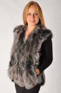 fur vest ng kababaihan