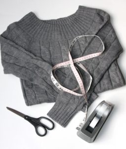 Tools for altering a sweater