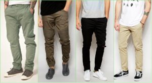 models of men's corduroy trousers