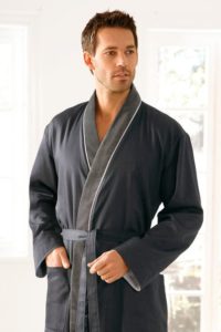 Dark men's robe